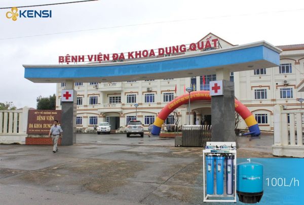 Lắp đặt máy lọc nước Kensi tại Bệnh viện Đa Khoa Dung Quất